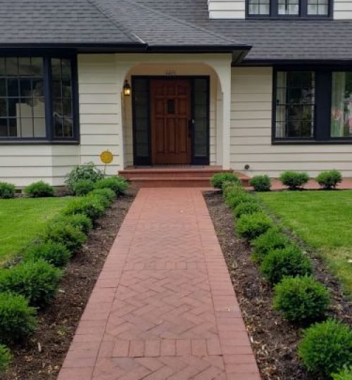 main entrance landscaping (2)